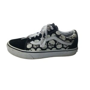 Vans Classic Skull Old School Low Top Black Sneakers Men's Size 6